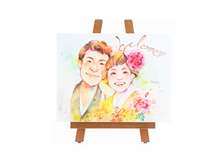 似顔絵(イーゼル付) 似顔絵(イーゼル付)